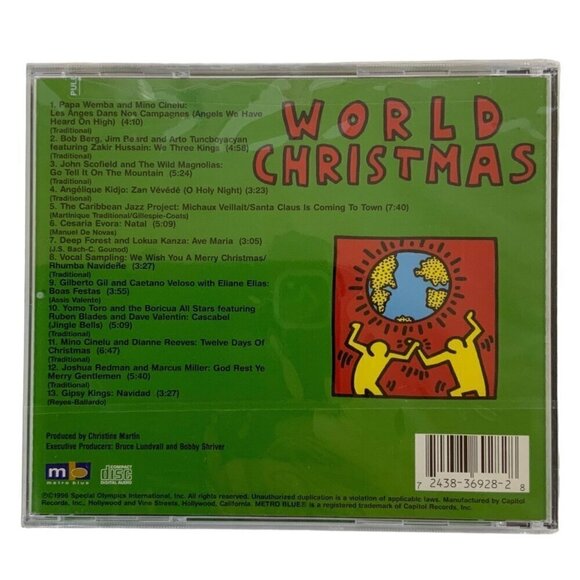 World Christmas CD with Various Artists Special Olympics International 1996 - Picture 2 of 3